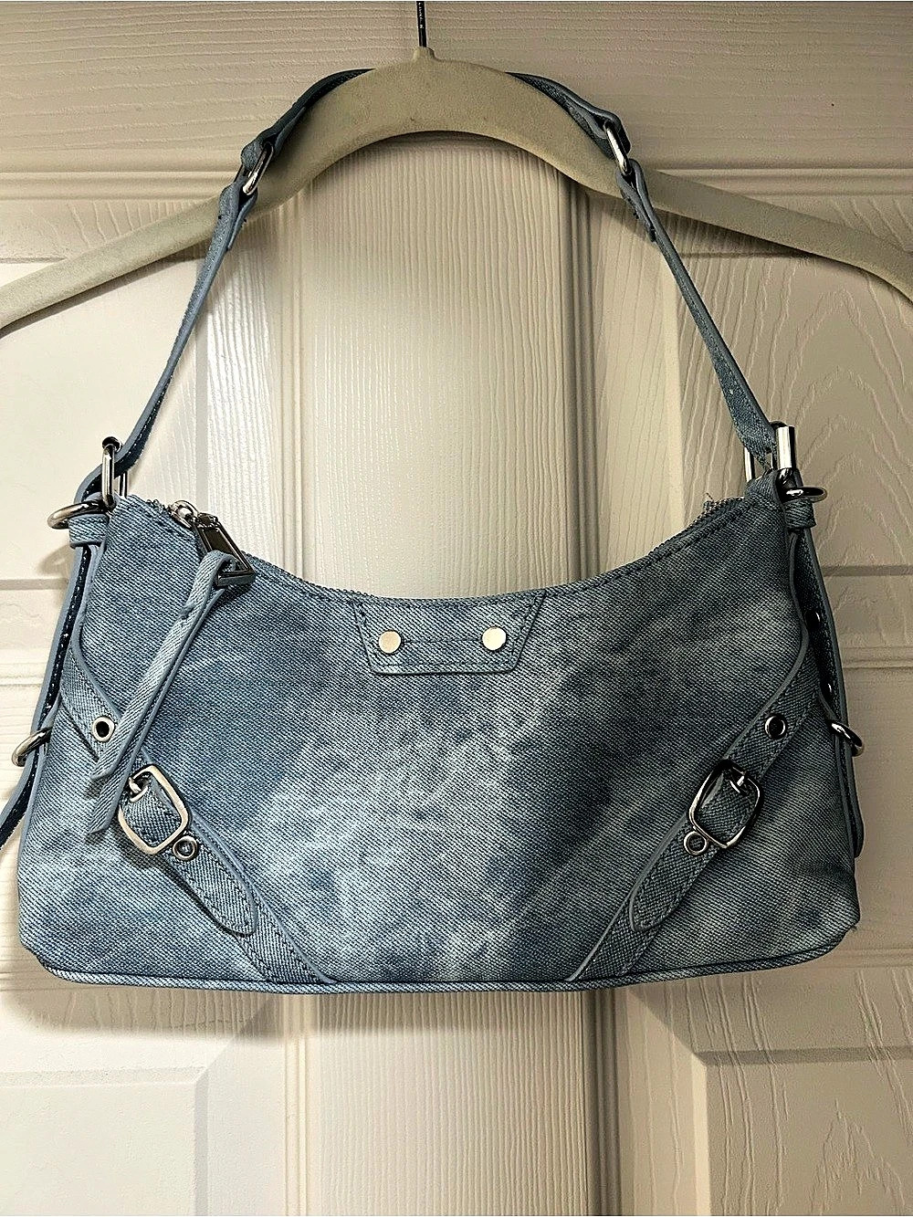 Aldo Blue Denim Shoulder Bag